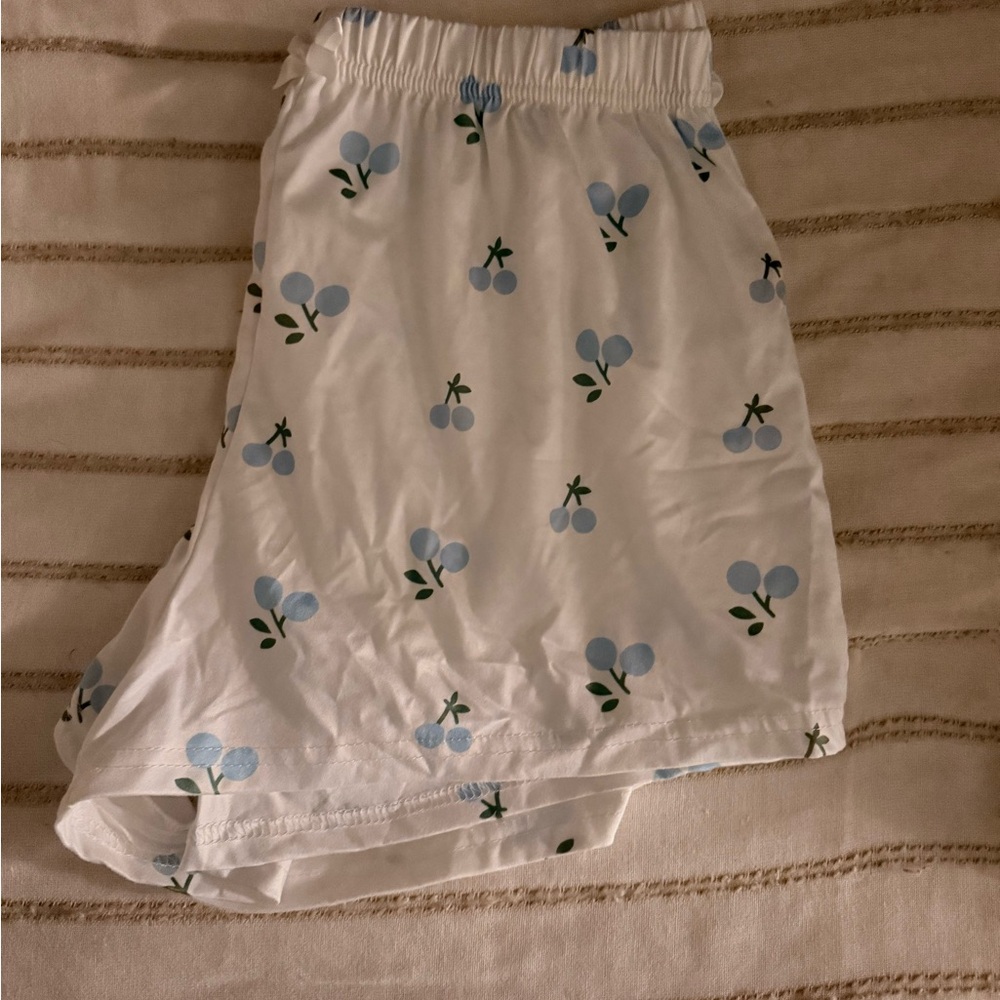 Cheery Print Pj Shorts